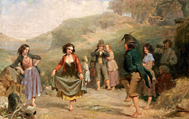 Children Dancing at the Crossroads (1835) Trevor Thomas Fowler © National Gallery of Ireland